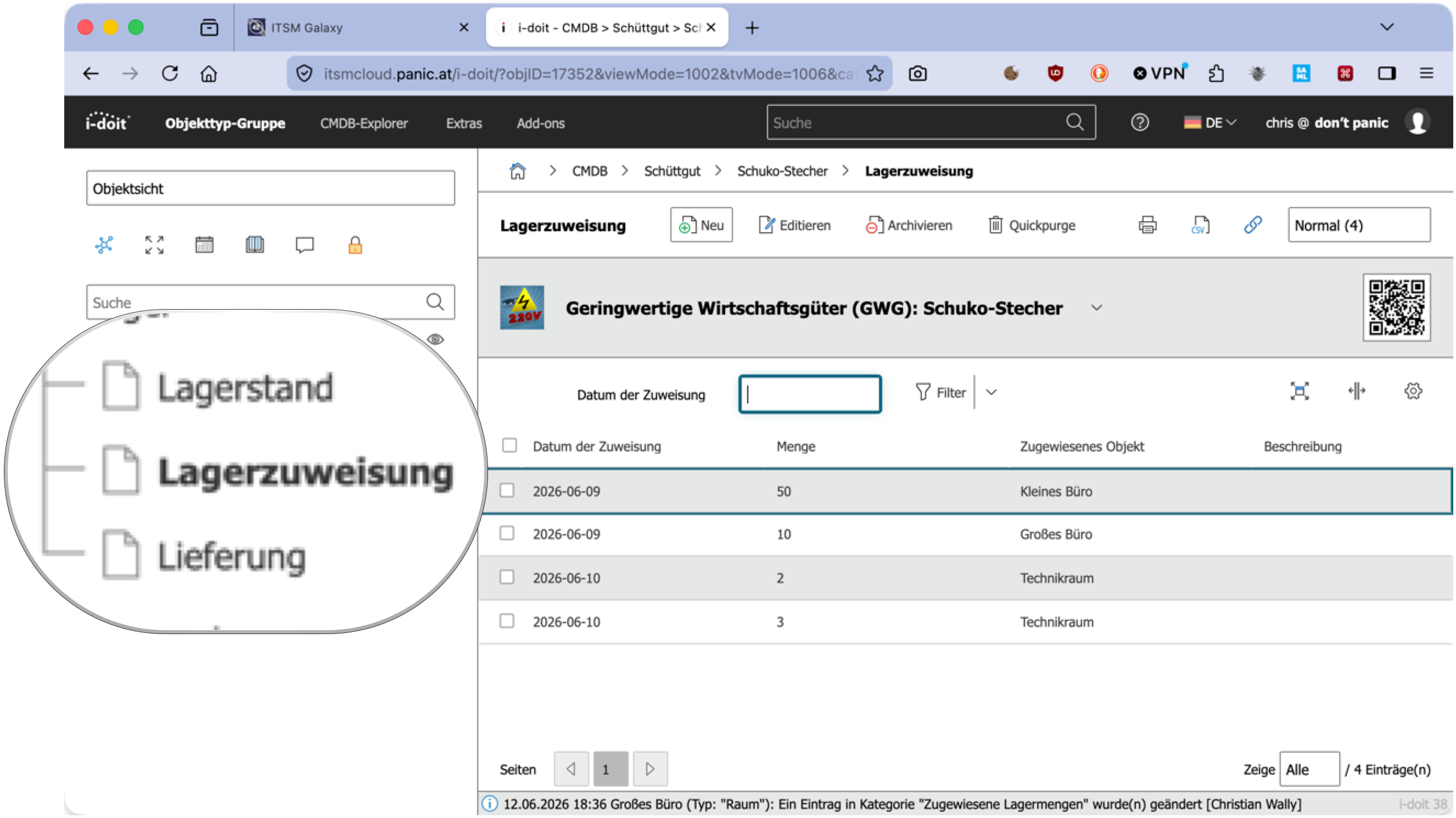 Objekttyp 'Geringwertige Wirtschaftsgüter'